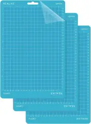 8.5”X12” Cutting Mat for Cricut Joy Xtra, Blue Light Grip Cutting Mats for Cricu