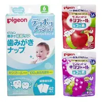 在飛比找蝦皮購物優惠-大賀屋 日本製 貝親 境內版 嬰兒潔牙片 含氟潔牙糖 Pig