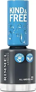 Rimmel London Kind & Free Nail Polish #158 All Greyed Out 8ml