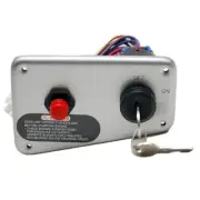 Centurion Boat Ignition Switch Panel | 4 Position Silver Brushed