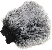 Furry Microphone Wind Cover - Muff Shield Camera, Noise Reduction Screen | Audio Recording Protection Equipment, Vlog Video University Filter for Compact DSLR Action Cameras
