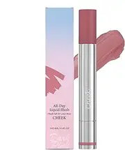 Liquid Blush for Cheeks | Long Wearing Blush | Liquid Blusher Rouge Stick Lightweight Blendable Naturally Sculpted Look for Beauty Makeup