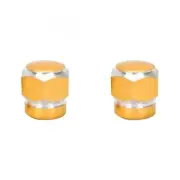 Trik Topz Valve Caps Hex 2-Tone Gold SV Intended For Use With Schrader Valves