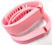 2 Small Light Candy PINK for FitBit FLEX Wristband/Bracelet