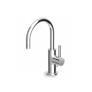 Zucchetti ZP6588.195E Pan Single Lever Basin Mixer Swivel Spout Chrome