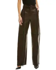 Ferragamo Two-Tone Leather Pant