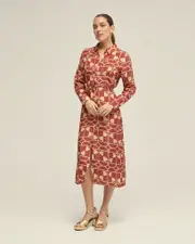 Dianne Geo Print Shirt Dress