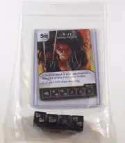 Marvel Dice Masters Uncanny X-Men UXM * X-23 * RARE Uncommon Set CUR + 4 DICE