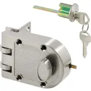 Defender Security Satin Nickel Jimmy-Resistant Single Cylinder Deadlock U 10817