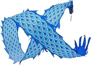 Dragon Dance Ribbon Middle-Aged and Elderly People Fitness Tools Dragon Dance Swing Dragon Belt Practice Ribbon Streamer