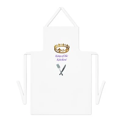 Adult Apron - King of the Kitchen - Men's Chef Cooking Apron