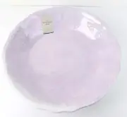 NEW Artisan de Luxe Home Pink/Purple 100% Melamine Fluted-Edge Lg Serving Bowl