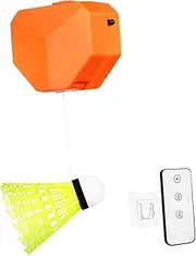 ADOCARN 1 Set Badminton Rebound Trainer Height Automatic Trainer with Vibrant Shuttlecock for Convenient Indoor Self Practice Portable Badminton Training Tool Random Color