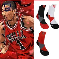 在飛比找蝦皮購物優惠-實惠🔥德里克羅斯襪子黑Rose籃球襪子BasketballS