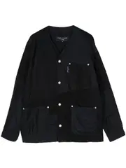 [COMME des GARCONS HOMME] 棉亞麻斜紋棉布外套