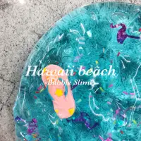 在飛比找蝦皮購物優惠-夏威夷海岸🏖️ 透明史萊姆 可愛配件 亮片 歐美史萊姆 香港