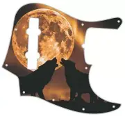 J BASS 5 STRING Graphic Pickguard to fit Fender Bass Guitar Mojo Moon