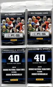 2013 Rookies & Stars Football Cards Value Packs - 2 Packs - Travis Kelce Rookie