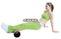 在飛比找Yahoo!奇摩拍賣優惠-[凱溢運動用品] ALEX 多功能瑜珈滾筒 按摩滾輪 滾筒 