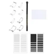 8 Pcs -Size Adjuster for Loose Rings Transparent Adapter Kit with7145