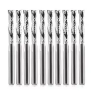 CMT Router Bits 1/8" Shank CNC Bit End Mill Flat Nose Carbide Endmill Two Flute