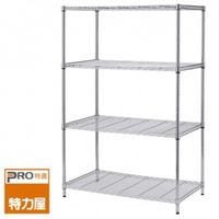 【特力屋】PRO 特選鍍鉻四層架 106X60X160公分