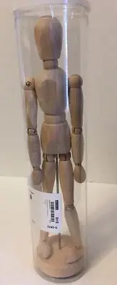 1999 IKEA Wooden Articulated Artist Model Gestalta Poseable 13" Figure New