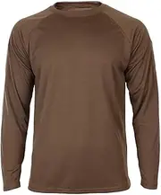 [Mil-Tec] Men's Tactical Long Sleeve Quick Dry Shirt Dark Coyote