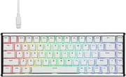 MechLands AJAZZ ALUX68 HE Aluminum Rapid Trigger Gaming Keyboard with Magnetic Switch, Wired Hall Effect Keyboard with 8K Polling Rate, 0.125ms Latency, RGB Backlight (White, ALUX68 Plus)