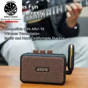 Mini 5W Guitar Amplifier with Bluetooth Clean & Overdrive Channels, Portable Amp