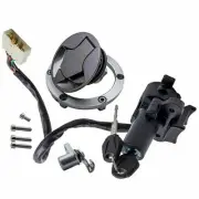 Ignition Switch Lock Gas Cap Cover Set Fits Kawasaki Ninja 250R EX250J 2008-2012