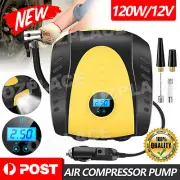 Car Tyre Inflation Tire Inflator Pump Digital Portable Air Compressors DC 12V