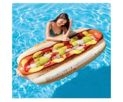 Intex Hotdog Inflatable Pool Mattress Intex