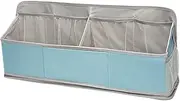 Totority Hanging Diaper Organizer Nappy Caddy for Nursery Durable Pp Oxford Cloth Nappy Bin Storage for Wipes Cream