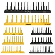 Socket Organizer，8-Piece SAE & Metric Tray Socket Holder，Toolbox O