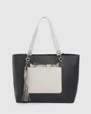 Multi Colour Tia Basic Tote Bag