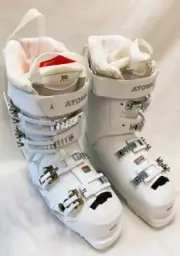 Atomic Women's Hawx Magna 95 GW Snow Ski Boots White Gold Silver Size 27.5 NEW