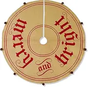 Mud Pie 4264216 Merry and Bright Tree Skirt