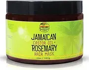 Jamaican Amber, Castor Oil & Romero Hair Mask - 12 fl oz/ 354 ml - Deep Conditioning Hair Repairing Mask for Dry Damaged Hair
