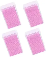 [HONMEET] 4-pack Cotton Lash Glue Cleaning Wipes Professional Eyelash Glue Remover Pads Non-woven Fabric for Salon Use