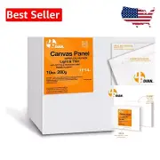 Value 11x14 Canvas Panels - 30 Pack for Oil, Acrylic & Gouache Painting