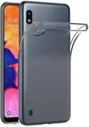 Case for Samsung Galaxy A10 (6.2 inch) MaiJin Soft TPU Rubber Gel Bumper Transparent Back Cover