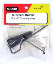 DU-BRO TAILWHEEL BRACKET FOR .60 SIZE AIRPLANES ( CAT. # 376 )