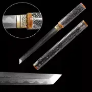 Samurai Japanese Tanto Knife Traditional Folded Steel Fighting Stabbing Combat