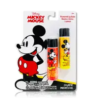 在飛比找家樂福線上購物網優惠-Disney Mickey護唇膏2入組