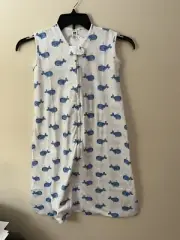 baby sleeping Bag/fish pattern/size LG/12-18M/22-28lbs/new
