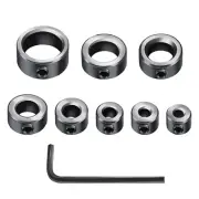 Depth Stop Drill Bit,Stop Collar Set Includes 1/8”, 3/16”, 1/4”, 5/16”, 3/8”, 7/