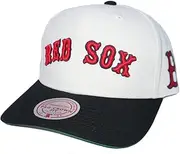 Mitchell & Ness MLB Off Word Pro Snapback Adjustable Hat Cap - Off White