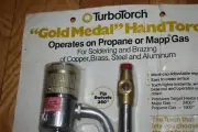Turbo Torch STK-5 "Gold Medal" Hand Torch Propane or Mapp Gas Swivels 360 degree