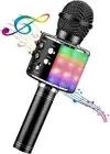 4 in 1 Bluetooth Handheld Wireless Karaoke Microphone Portable Speaker Black